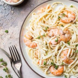 Спагетти с морепродуктами